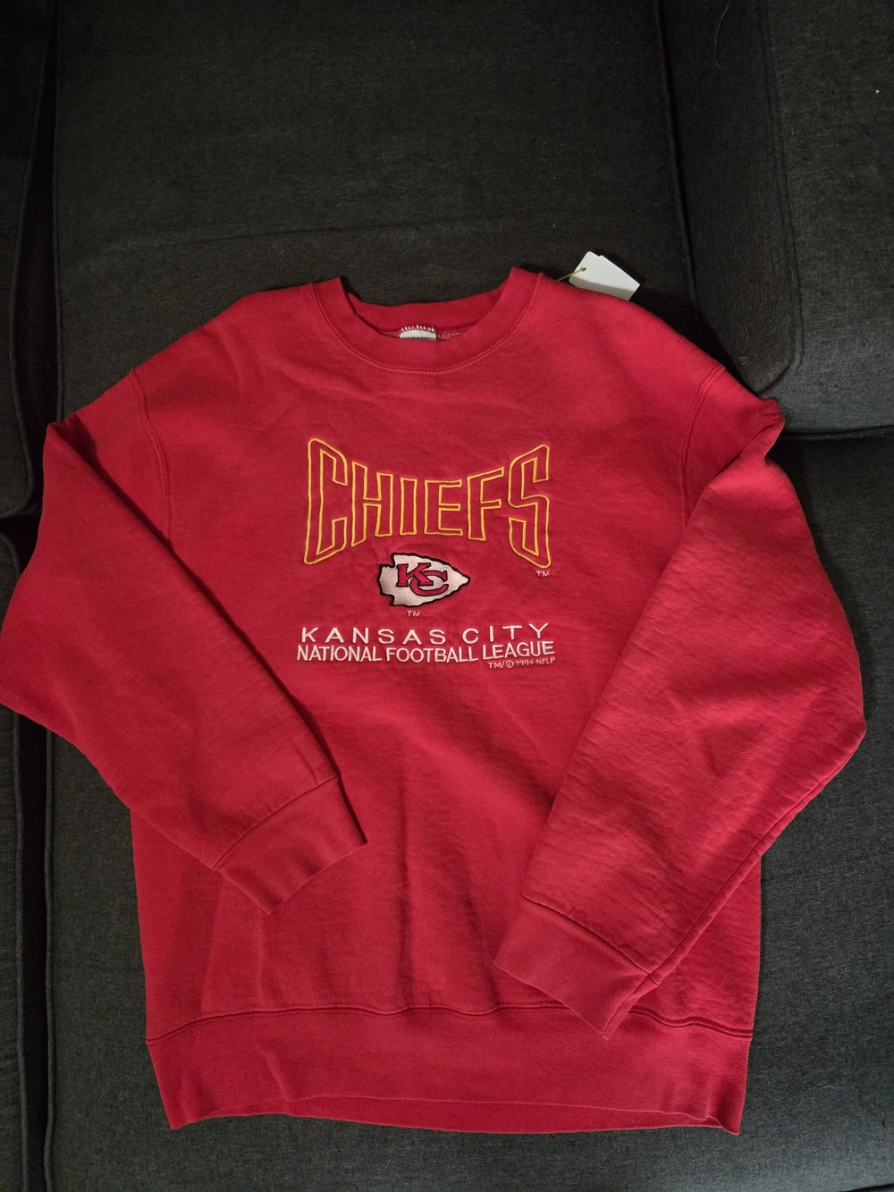 Vintage 1994 Embrodiered Chiefs NFL Crewneck